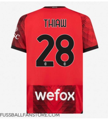 AC Milan Malick Thiaw #28 Replik Heimtrikot 2023-24 Kurzarm